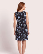 The Corfu Sundress - [Black Floral] - back