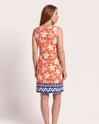 The Hyères Sundress - [Orange Floral] - back