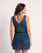 The Ischia Cover-Up - [Blue Lace] - back
