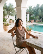 The Ischia Cover-Up - [Striped] - lifestyle