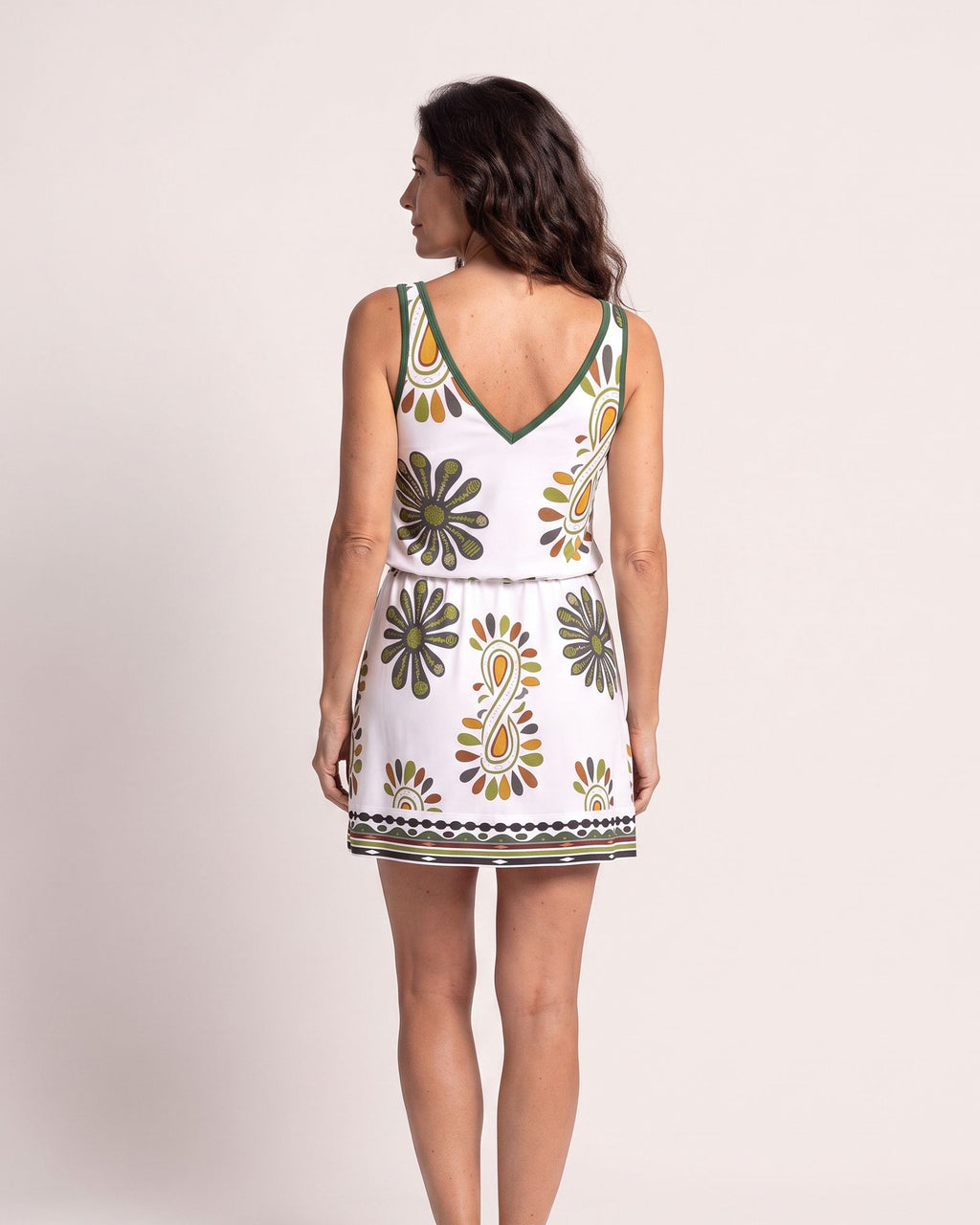 The Ischia Cover-Up - [White Plants] - back