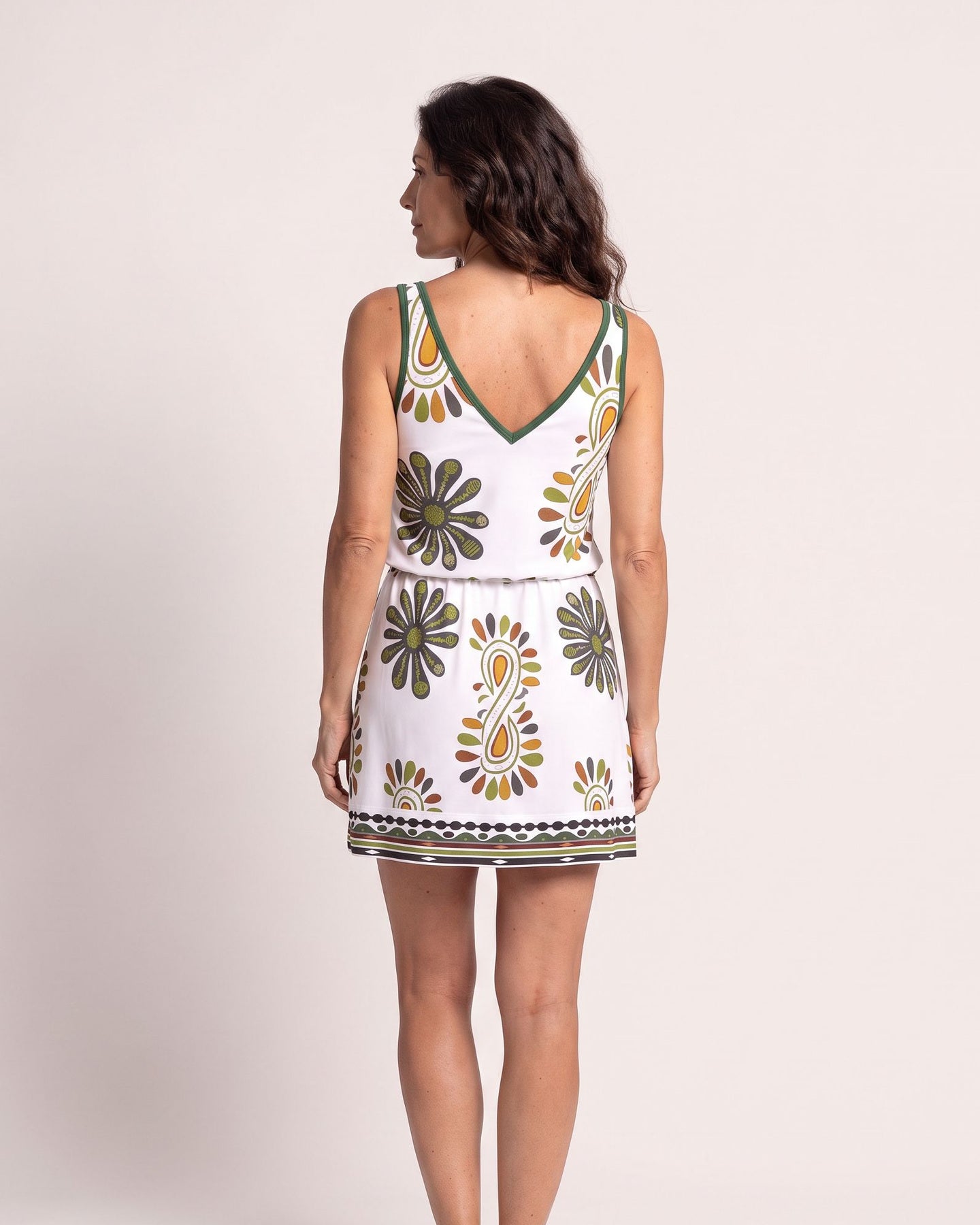 The Ischia Cover-Up - [White Plants] - back