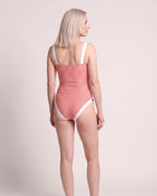 The Jávea Tankini - [Red Plaid] - back