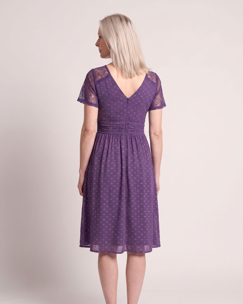 The Menton Sundress - [Purple] - back