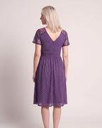 The Menton Sundress - [Purple] - back