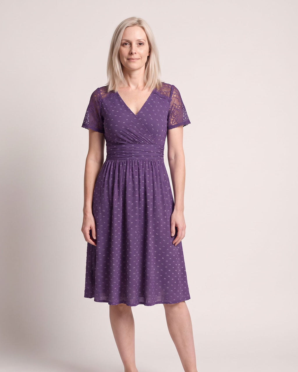 The Menton Sundress - [Purple] - front