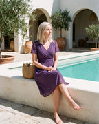 The Menton Sundress - [Purple] - lifestyle