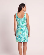 The Mykonos Sundress - [Green Marine Life] - back