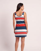 The Mykonos Sundress - [Multi Color Striped] - back