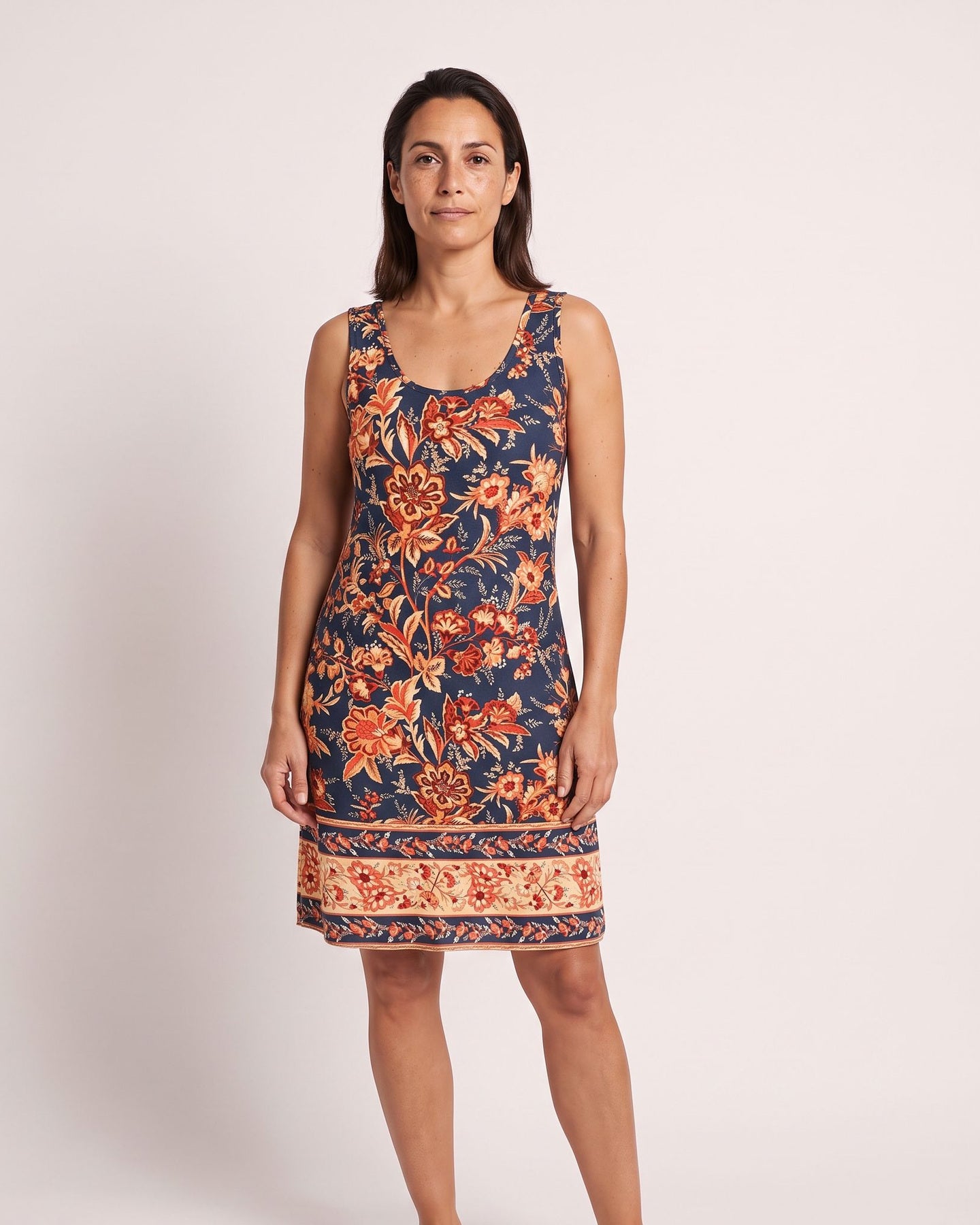 The Mykonos Sundress - [Multi Color Tribal] - front