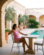 The Mykonos Sundress - [Pink Tribal] - lifestyle