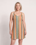 The Naxos Sundress - [Multi Color Striped] - front
