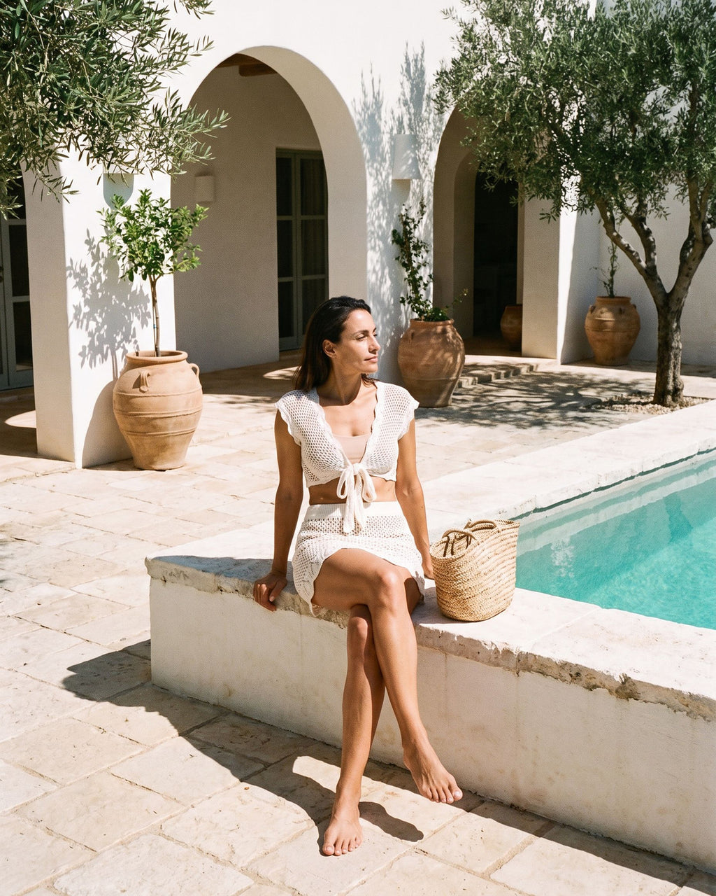 The Portofino Cover-Up - [White] - lifestyle