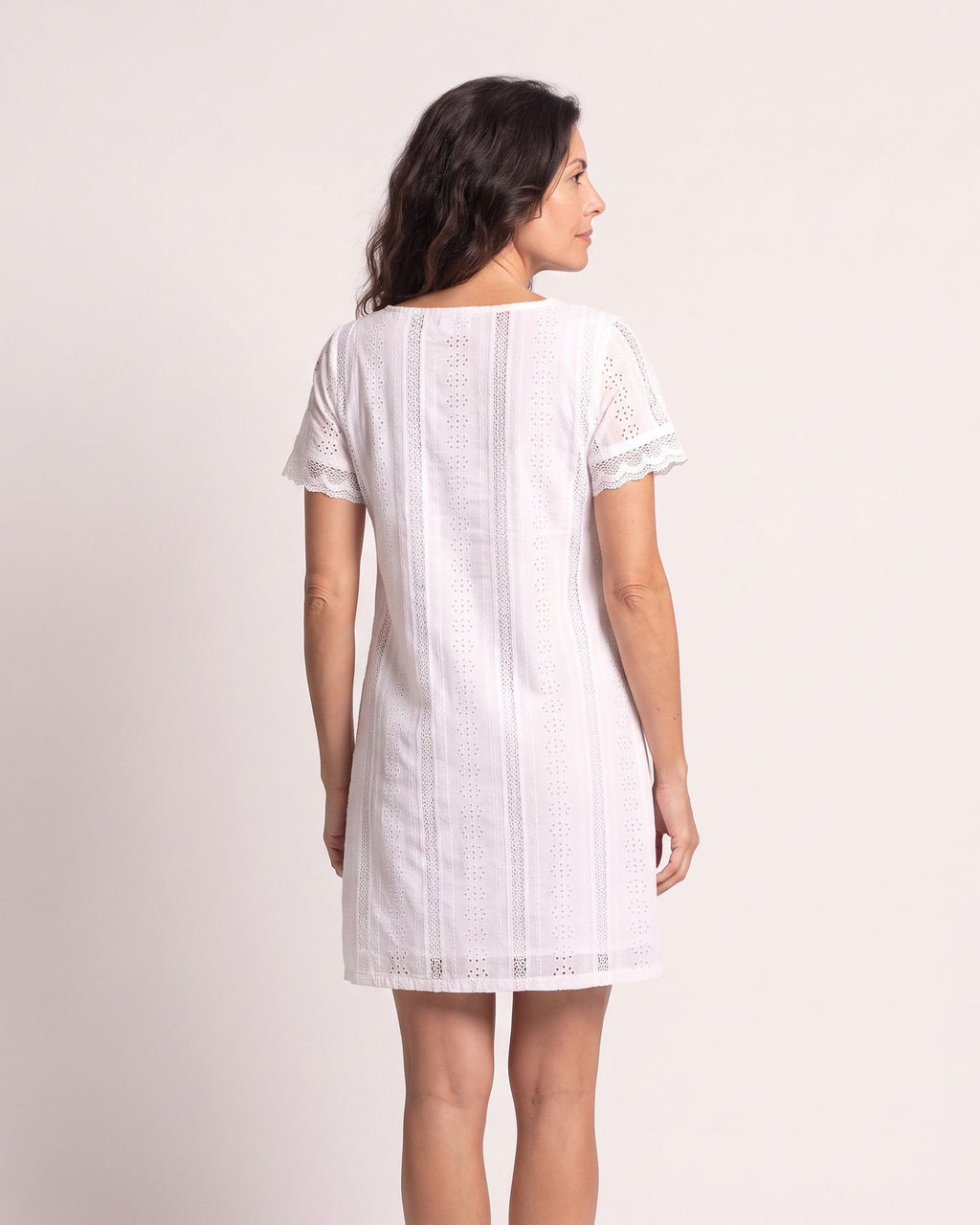 The Rhodes Sundress - [Beige] - back