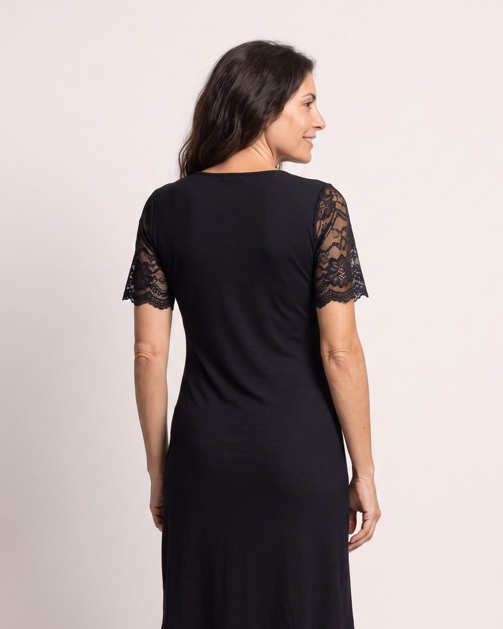 The Rhodes Sundress - [Black] - back