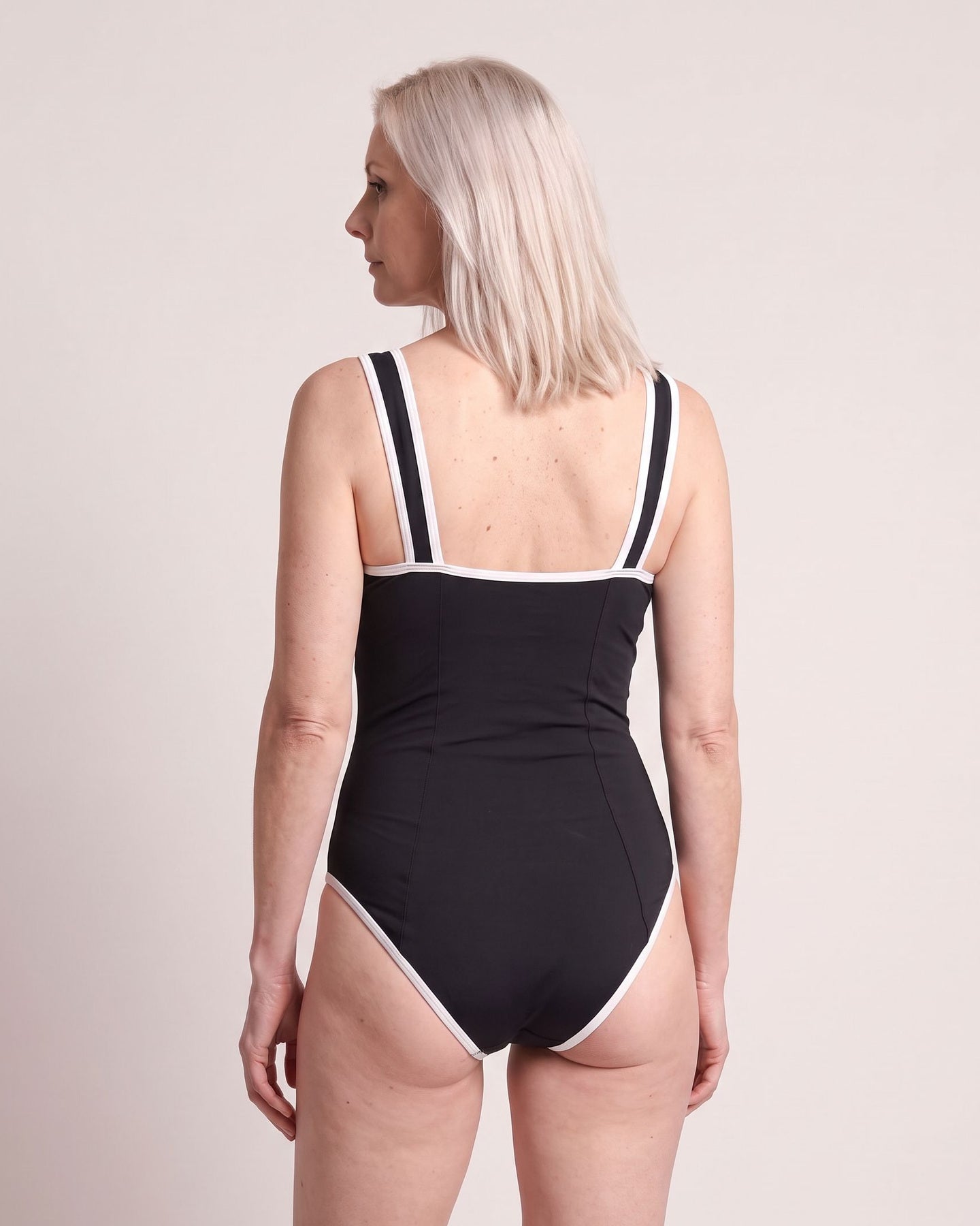 The Riomaggiore Swimsuit - [Black] - back