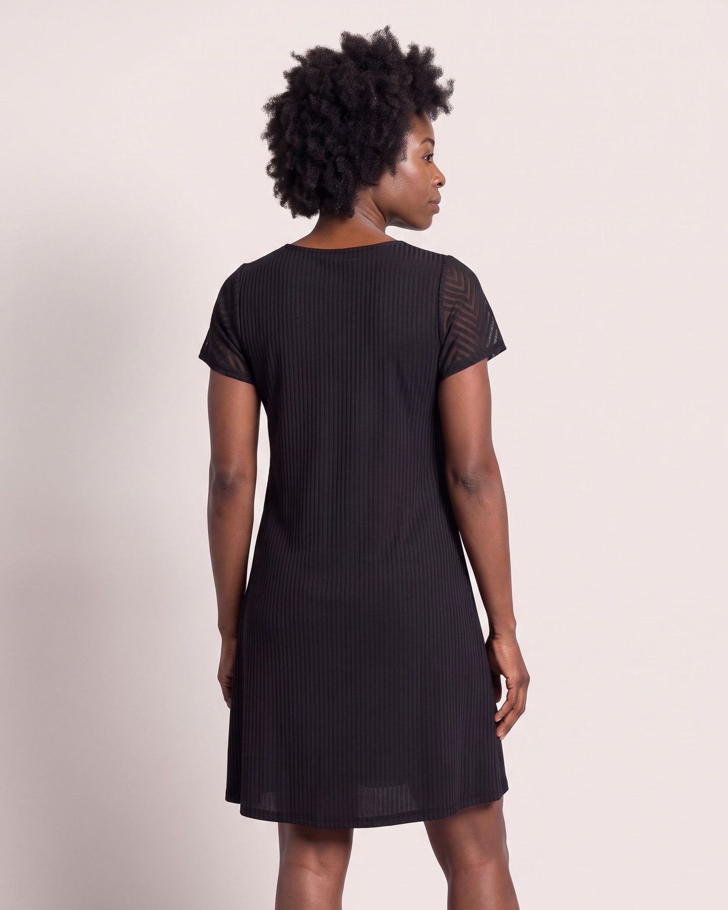The Saint-Tropez Sundress - [Black] - back