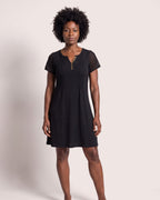 The Saint-Tropez Sundress - [Black] - front