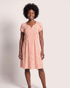 The Saint-Tropez Sundress - [Dusty Pink Floral] - front