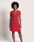The Saint-Tropez Sundress - [Red Floral] - front