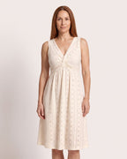The Sainte-Maxime Sundress - [Beige Lace] - front