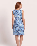 The Sainte-Maxime Sundress - [Blue Leaf] - back