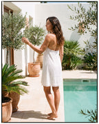 The Santa Margherita Cover-Up - [White Lace] - lifestyle
