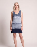 The Santorini Sundress - [Multi Stripe] - front