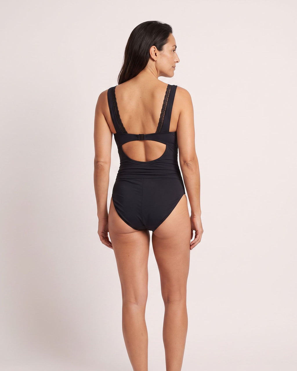 The Sestri Swimsuit - [Black] - back