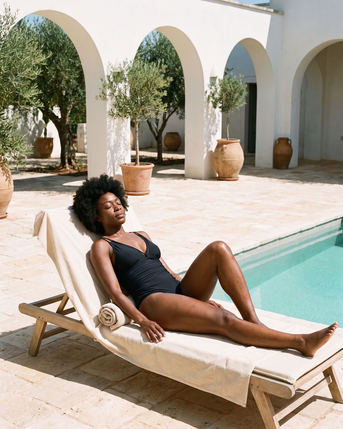 The Sestri Swimsuit - [Black] - lifestyle