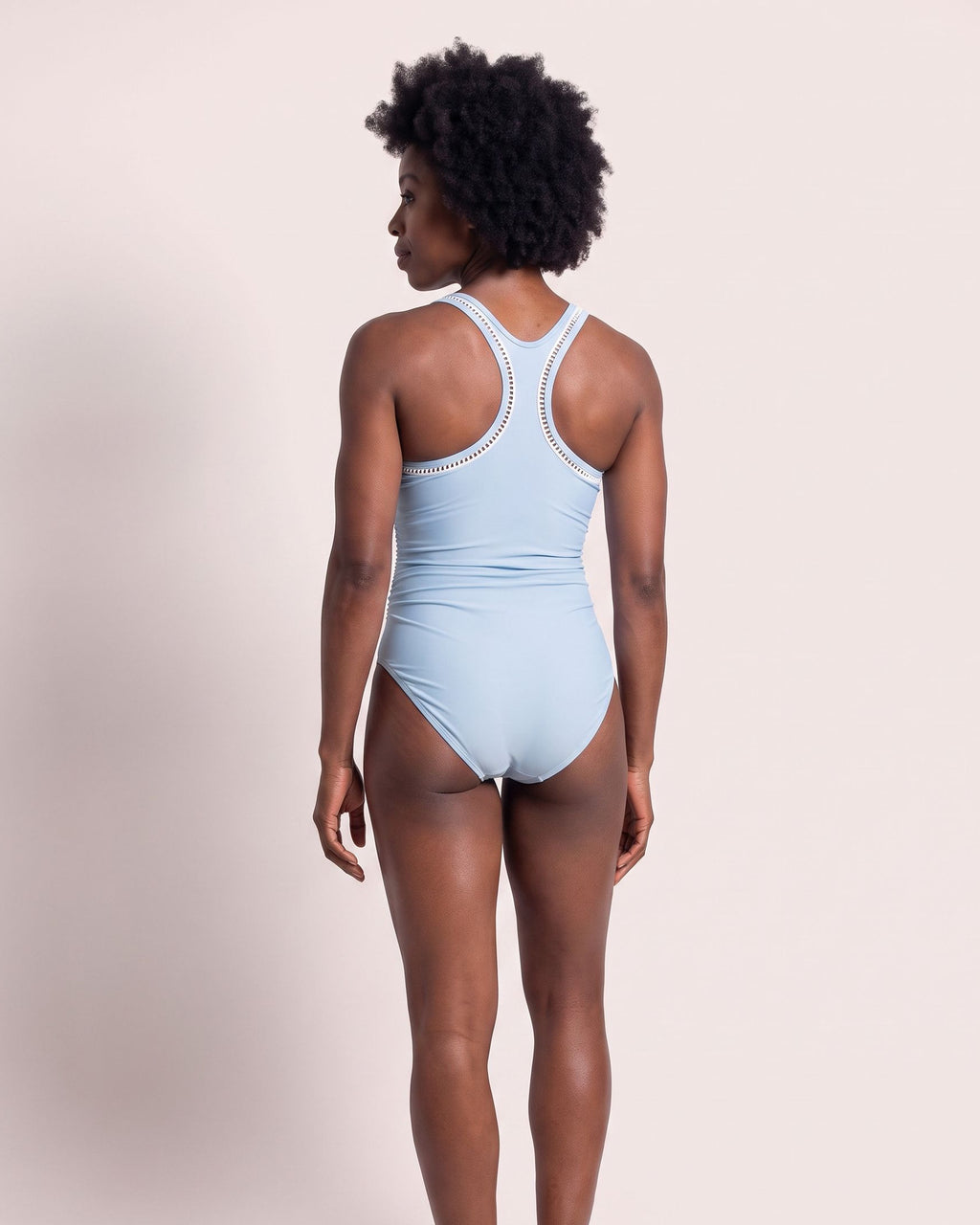 The Sestri Swimsuit - [Blue] - back