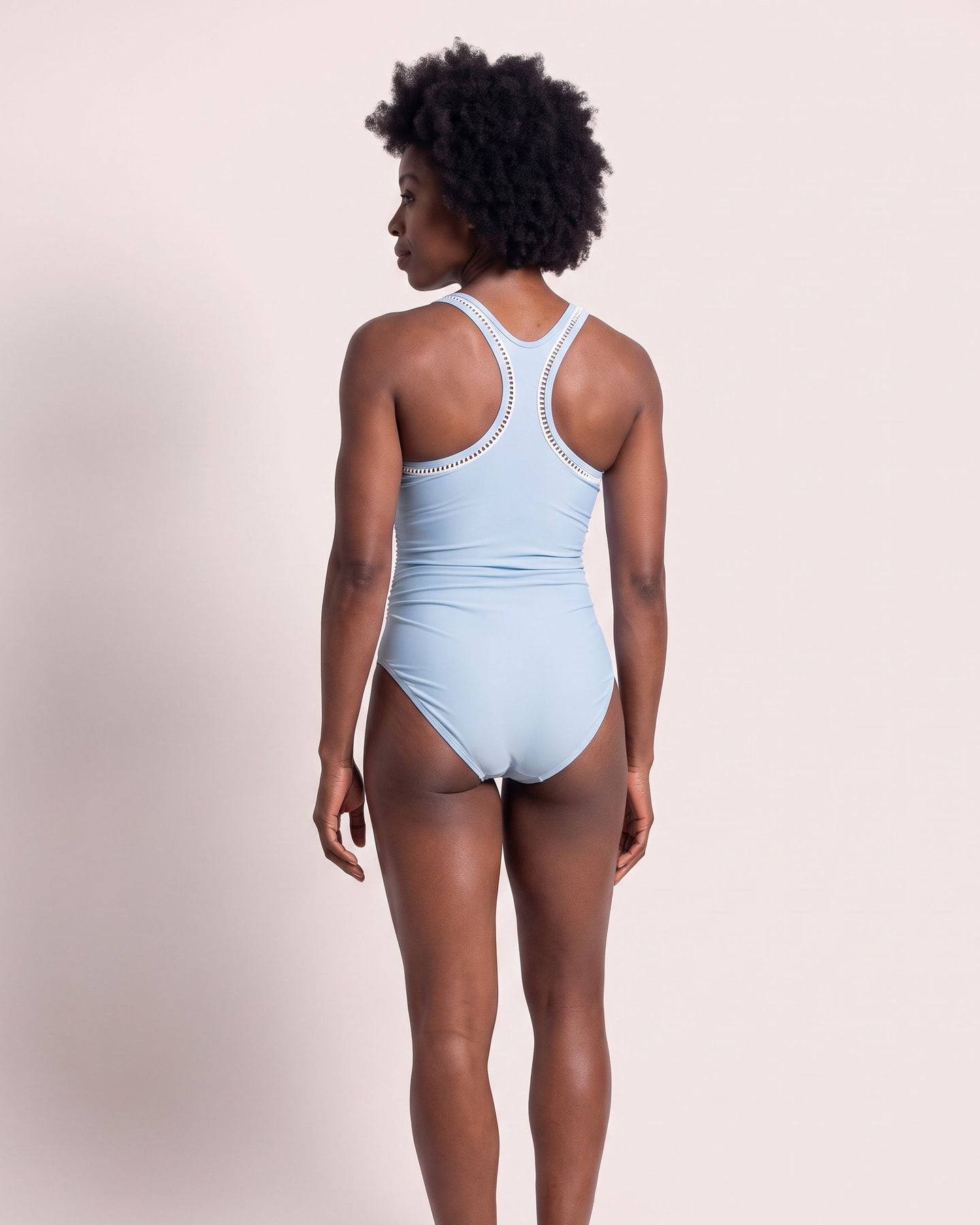 The Sestri Swimsuit - [Blue] - back