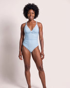 The Sestri Swimsuit - [Blue] - front