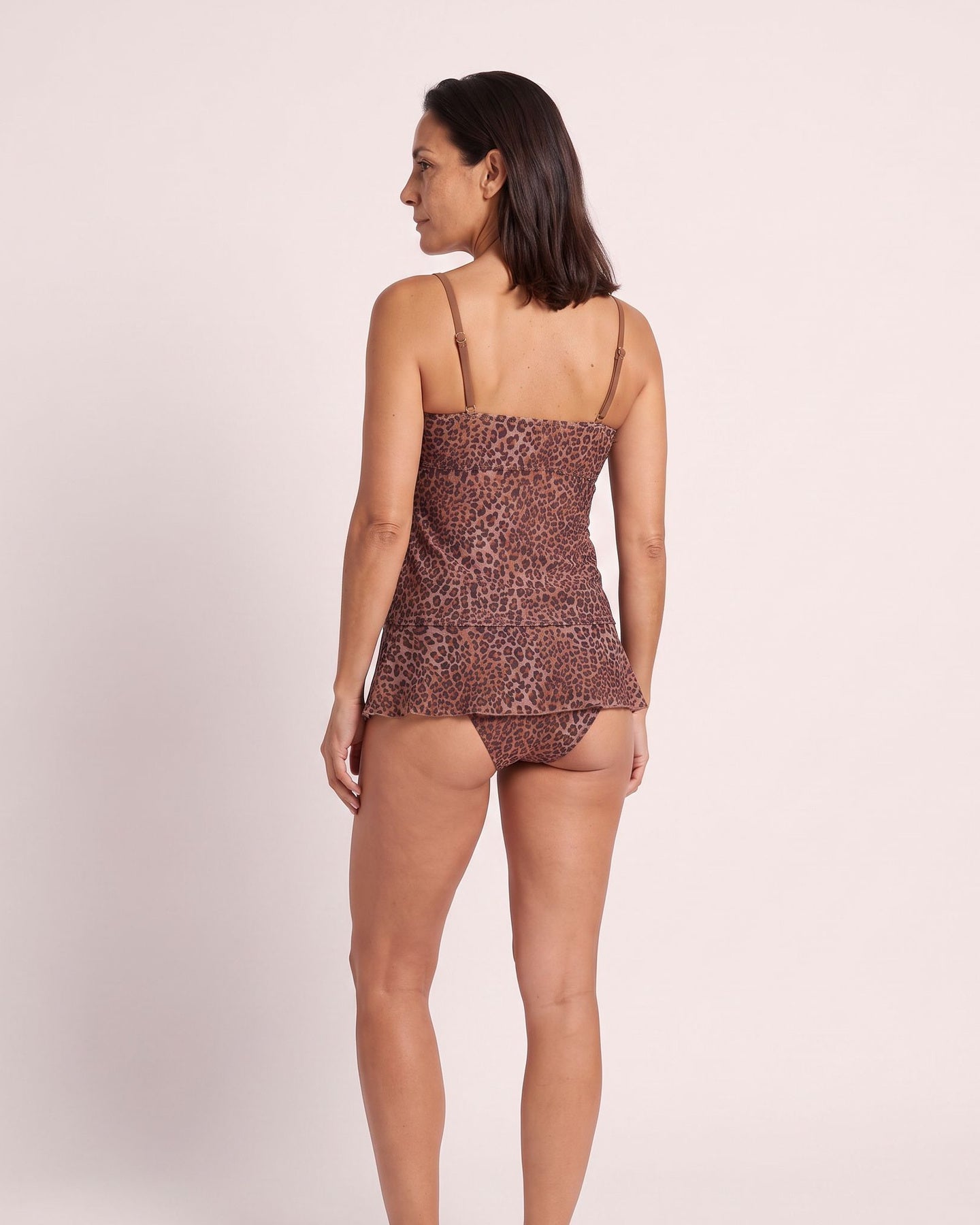 The Sitges Tankini - [Brown] - back