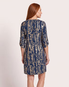 The Èze Sundress - [Blue Tie Dye] - back