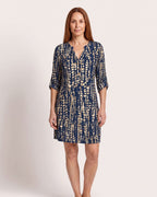 The Èze Sundress - [Blue Tie Dye] - front